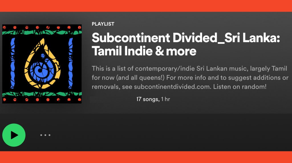 Playlist: Sri Lankan Tamil_Hip Hop & Pop Penkal